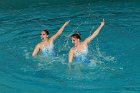 Artistic Swimming  Wheaton College Artistic Swimming vs the University of Incarnate World. - Photo By: KEITH NORDSTROM : Wheaton, Artistic Swimming